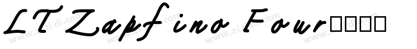 LTZapfino Four字体转换